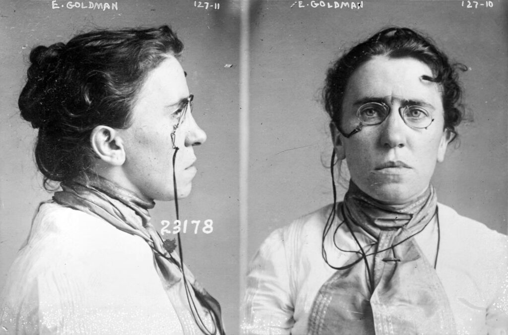 A anarquista Emma Goldman