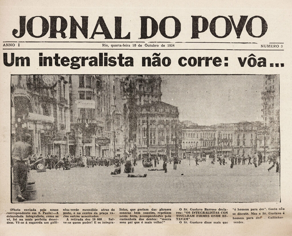 A revoada dos galinhas verdes: antifacismo no Brasil na década de 30