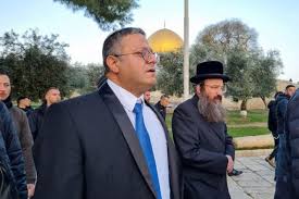 Ministro israelense de extrema direita Ben-Gvir provoca reação negativa com visita a al-Aqsa